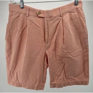 Bobby Jones Men's Shorts Light Coral Pleated Pockets Size 32